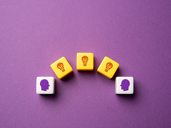 Abstract image on sharing ideas